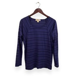 Michael Kors Knit Cotton Long Sleeve Top Size Small
